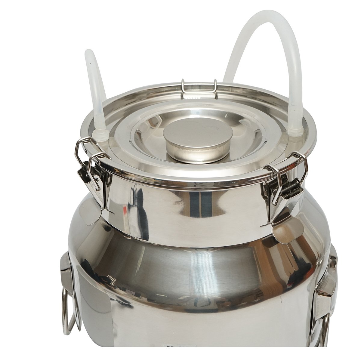 Aparat de muls portabil 60W cu 1 post pentru vaci, bidon inox 14L